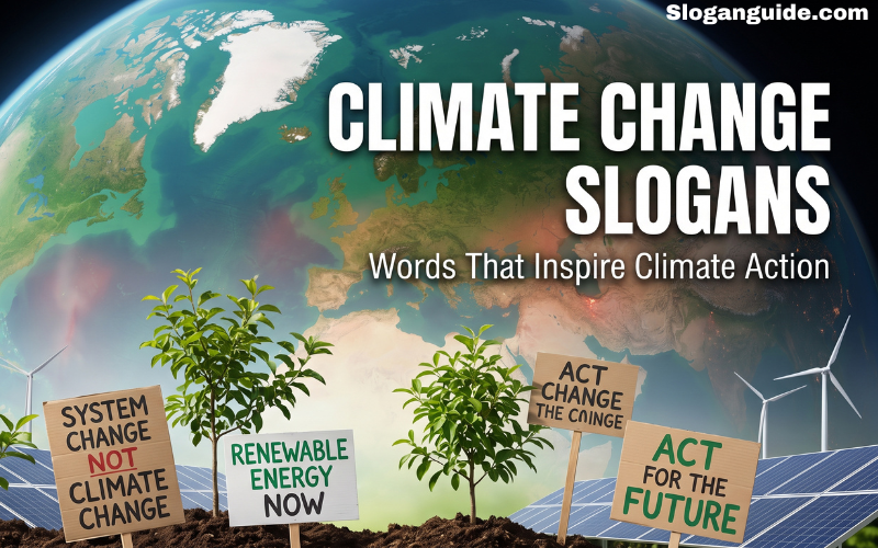 Climate Change Slogans