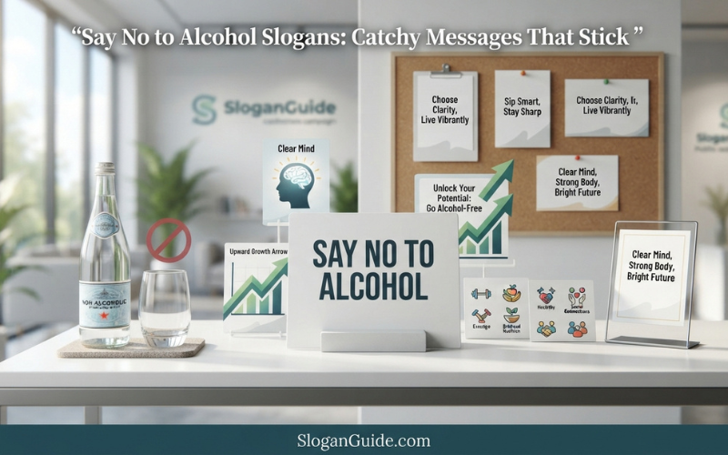 Say No to Alcohol Slogans